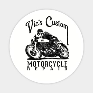Vic's Custom Motorcycle Repair T-Shirt Magnet